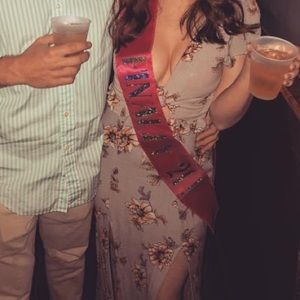 Long maxi floral dress